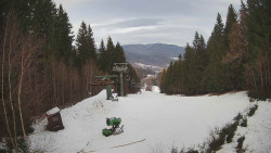 Výstupní stanice lanové dráhy