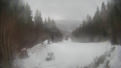 Výstupní stanice lanové dráhy