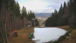 Výstupní stanice lanové dráhy