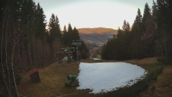 Výstupní stanice lanové dráhy