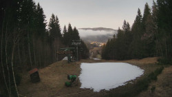 Výstupní stanice lanové dráhy