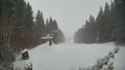 Výstupní stanice lanové dráhy