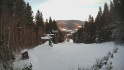 Výstupní stanice lanové dráhy