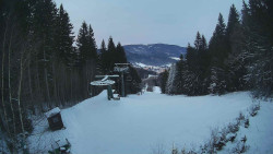 Výstupní stanice lanové dráhy