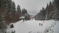 Výstupní stanice lanové dráhy