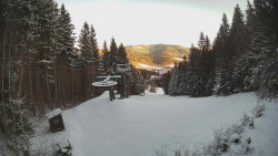 Výstupní stanice lanové dráhy