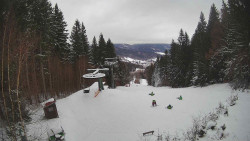 Výstupní stanice lanové dráhy