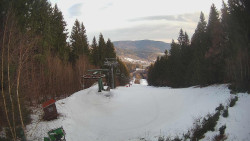 Výstupní stanice lanové dráhy