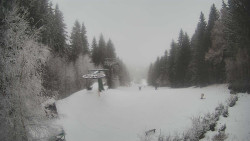 Výstupní stanice lanové dráhy