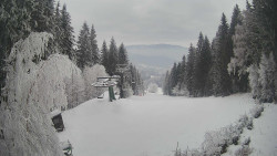 Výstupní stanice lanové dráhy