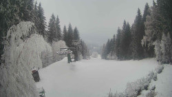 Výstupní stanice lanové dráhy