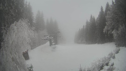 Výstupní stanice lanové dráhy