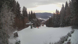 Výstupní stanice lanové dráhy