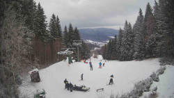 Výstupní stanice lanové dráhy