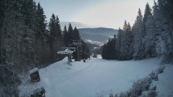 Výstupní stanice lanové dráhy