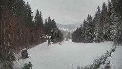 Výstupní stanice lanové dráhy