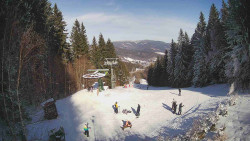 Výstupní stanice lanové dráhy