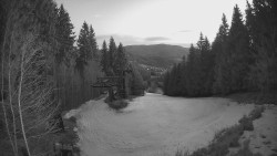 Výstupní stanice lanové dráhy