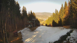 Výstupní stanice lanové dráhy