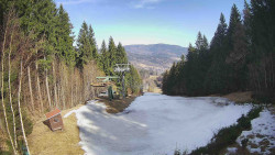 Výstupní stanice lanové dráhy