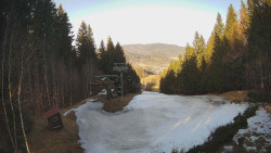 Výstupní stanice lanové dráhy