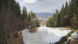 Výstupní stanice lanové dráhy