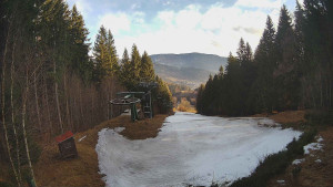 SKICENTRUM Miroslav Lipová Lázně - Výstupní stanice lanové dráhy - 13.3.2026 v 07:15 SKICENTRUM Miroslav Lipová Lázně - Výstupní stanice lanové dráhy - 13.3.2026 v 07:15
