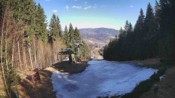 Výstupní stanice lanové dráhy