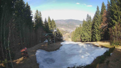 Výstupní stanice lanové dráhy