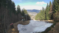 Výstupní stanice lanové dráhy