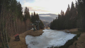 SKICENTRUM Miroslav Lipová Lázně - Výstupní stanice lanové dráhy - 15.3.2026 v 06:15 SKICENTRUM Miroslav Lipová Lázně - Výstupní stanice lanové dráhy - 15.3.2026 v 06:15