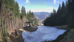 Výstupní stanice lanové dráhy