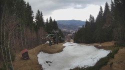 Výstupní stanice lanové dráhy