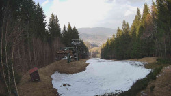 Výstupní stanice lanové dráhy