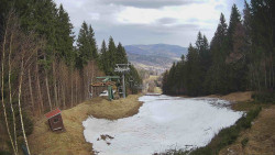 Výstupní stanice lanové dráhy