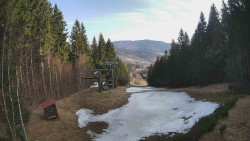 Výstupní stanice lanové dráhy