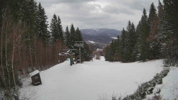 Výstupní stanice lanové dráhy