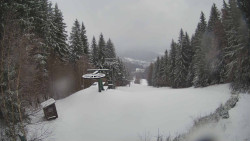 Výstupní stanice lanové dráhy