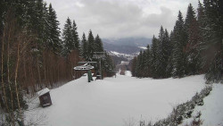 Výstupní stanice lanové dráhy