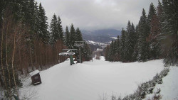 Výstupní stanice lanové dráhy