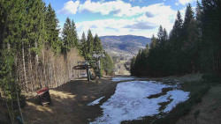 Výstupní stanice lanové dráhy