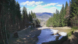 Výstupní stanice lanové dráhy