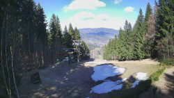 Výstupní stanice lanové dráhy