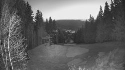 Výstupní stanice lanové dráhy