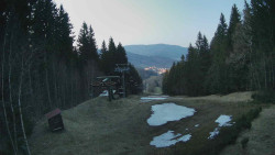 Výstupní stanice lanové dráhy