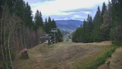 Výstupní stanice lanové dráhy