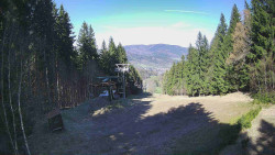 Výstupní stanice lanové dráhy