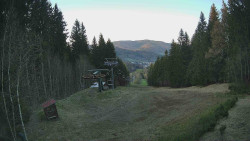 Výstupní stanice lanové dráhy