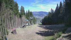 Výstupní stanice lanové dráhy