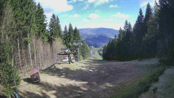 Výstupní stanice lanové dráhy